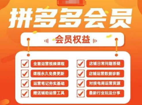 2025拼多多运营实战课，40节全流程教学，覆盖拼多多运营全链路-星球源码网
